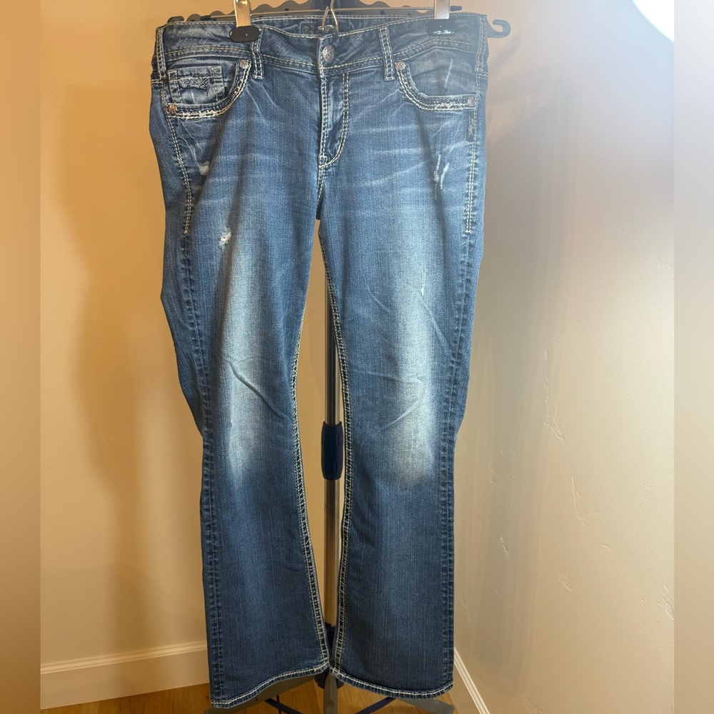 Silver Jeans Dark Blue Denim